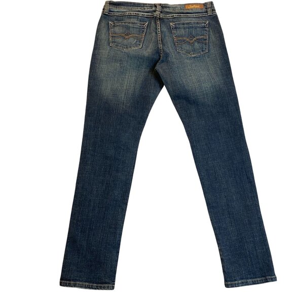 Southpole Juniors Jeans Size 13 Dark Wash Denim Skinny Cotton Spandex Blend - Picture 2 of 12